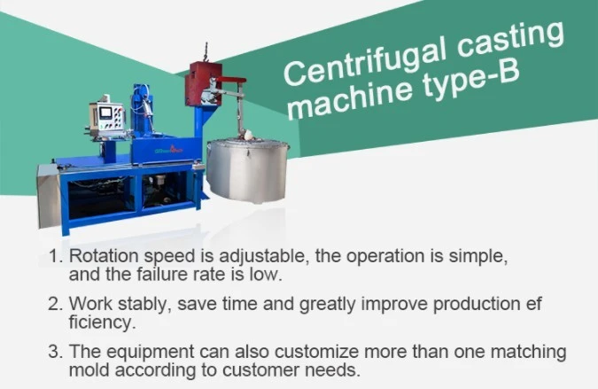Single-station Automatic Centrifugal Force Casting Machine 2